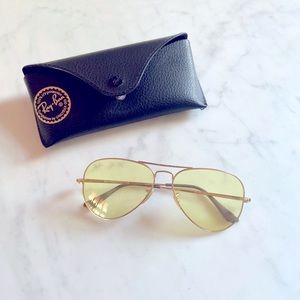 Ray-Ban NEW COLOR + Aviator Sunglasses